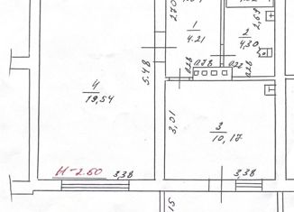 1-комнатная квартира на продажу, 38.2 м2, Краснодар, улица Красных Партизан, 101, Славянский микрорайон