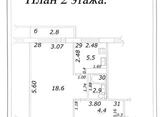 Продаю однокомнатную квартиру, 31.4 м2, Самара, Саранская улица, 13, метро Гагаринская