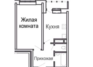 Продажа однокомнатной квартиры, 38.91 м2, Балашиха, Молодёжная улица, 9