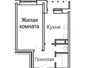 Продажа однокомнатной квартиры, 38.91 м2, Балашиха, Молодёжная улица, 9