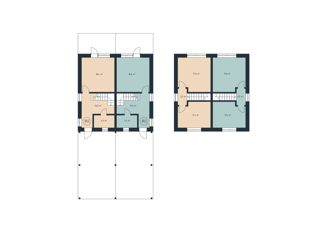 Таунхаус на продажу, 72.4 м2, село Новомошковское, Русская улица, 1