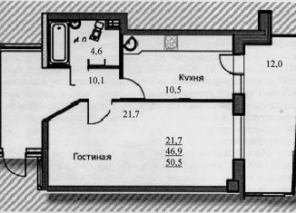 Продаю 1-комнатную квартиру, 59 м2, деревня Борисовичи, Михайловская улица, 1к3