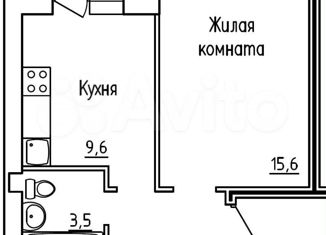 Продажа 1-комнатной квартиры, 32.6 м2, поселок городского типа Стройкерамика, улица Петра Монастырского, 7