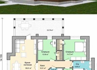 Дом на продажу, 120 м2, некоммерческое коллективное садовое товарищество Луч при Казанской КЭЧ района ПриВо МО РФ