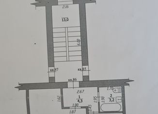 Продаю 1-комнатную квартиру, 32.8 м2, Крымск, Адагумская улица, 281