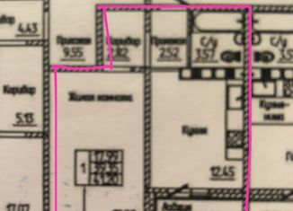 Однокомнатная квартира на продажу, 39.3 м2, Оренбург, улица Юркина, 8, ЖК Осенний Лист