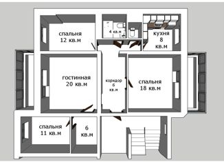 Продается 4-комнатная квартира, 88.4 м2, Рыбинск, улица Максима Горького, 59