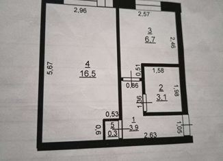 Продается однокомнатная квартира, 30.5 м2, Урай, 3-й микрорайон, 52