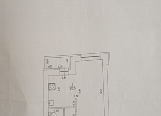 1-ком. квартира на продажу, 27.7 м2, Димитровград, Мостовая улица, 20, ЖК Порт