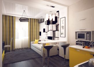 Продажа квартиры студии, 16.6 м2, посёлок Марьино, улица Харлампиева, 44