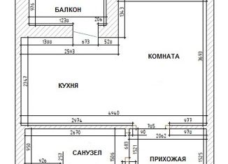 Продается квартира студия, 23.2 м2, Санкт-Петербург, метро Гражданский проспект, Муринская дорога, 12к2