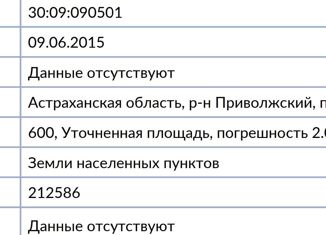 Продается участок, 6 сот., поселок Новый Кутум, Центральная улица, 6