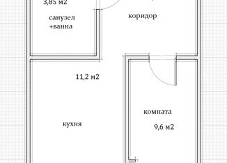 Продается 1-ком. квартира, 34 м2, Мурино, улица Шоссе в Лаврики, 67, ЖК Муринское-1