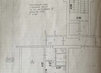 1-комнатная квартира на продажу, 31.6 м2, Краснодар, улица Тюляева, 12, микрорайон Комсомольский