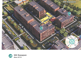 Продается 1-ком. квартира, 28.5 м2, деревня Кисловка, улица Василия Кандинского, 9/1