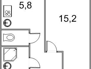 Продаю однокомнатную квартиру, 28.2 м2, Москва, улица Космонавтов, 10к2, метро ВДНХ