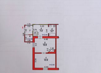 Продаю 2-ком. квартиру, 42.9 м2, Невинномысск, Юбилейная улица, 9