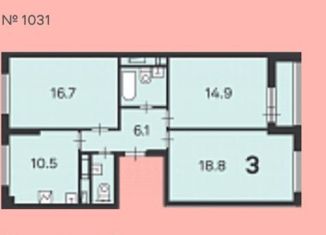 Продам 3-ком. квартиру, 73.2 м2, Москва, ЖК Дмитровский Парк, Лобненская улица, 13к1