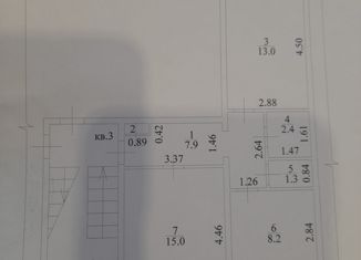 Продам 2-ком. квартиру, 48.2 м2, посёлок городского типа Февральск, Магистральная улица, 3