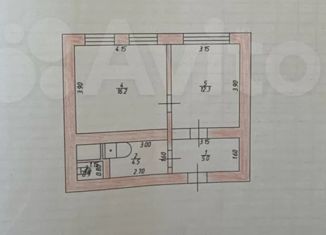 Продам двухкомнатную квартиру, 38.9 м2, Менделеевск, улица Пушкина, 5