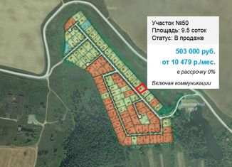 Земельный участок на продажу, 9.48 сот., коттеджный посёлок Светлозёрье