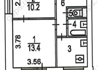 2-ком. квартира на продажу, 39.5 м2, Москва, 15-я Парковая улица, 47к5, ВАО