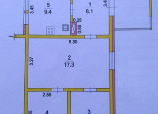 Продам 3-ком. квартиру, 52 м2, Урюпинск, Октябрьская улица, 19