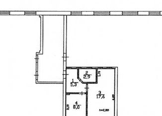 Продаю однокомнатную квартиру, 33.8 м2, посёлок Тура, улица 50 лет Октября, 49