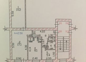 Продам трехкомнатную квартиру, 56 м2, Абакан, улица Пушкина, 46