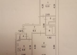 Продам 2-ком. квартиру, 53.1 м2, Москва, 9-я Северная линия, 23к1, метро Физтех