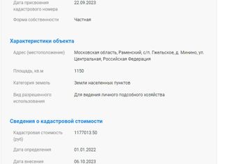 Участок на продажу, 12 сот., деревня Минино