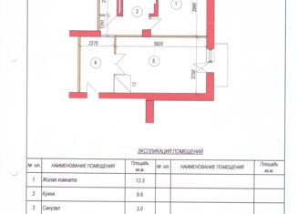 Продаю двухкомнатную квартиру, 55.5 м2, Каменка, улица Рокоссовского, 35