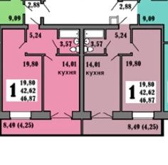 Продается 1-ком. квартира, 47 м2, Чебоксары, улица Фридриха Энгельса, поз4, Ленинский район