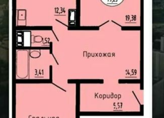 Продается 2-ком. квартира, 79.23 м2, Липецк, Агрономическая улица, 4, район Опытной Станции