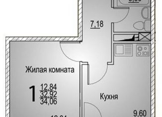 Продам однокомнатную квартиру, 35 м2, Ростовская область, улица Пановой, 30к1
