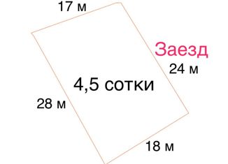 Продажа участка, 4.5 сот., село Богушёвка, садоводческое товарищество Россия, 56