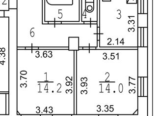 Продается 2-ком. квартира, 51 м2, Москва, улица Олеко Дундича, 21к1, улица Олеко Дундича