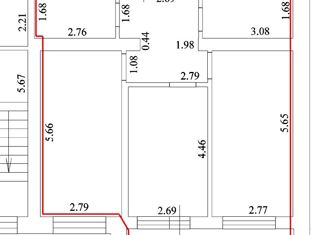 Продаю двухкомнатную квартиру, 61.7 м2, Самарская область, Воздвиженская улица, 24