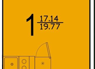 Продажа квартиры студии, 17.2 м2, посёлок Красное Поле, улица Авиаторов, 5А