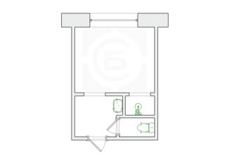 Продам 1-ком. квартиру, 12 м2, Заречный, улица Ленина, 26