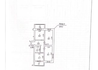 Продается трехкомнатная квартира, 80.7 м2, Тюменская область, улица 50 лет Октября, 19