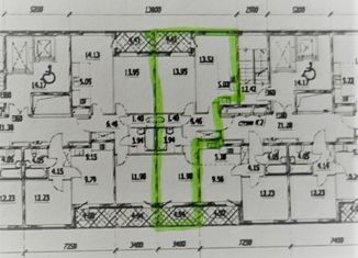 2-ком. квартира на продажу, 61.2 м2, Санкт-Петербург, проспект Крузенштерна, 2, ЖК Морская Набережная