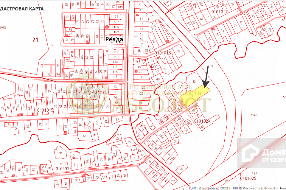 Кадастровая карта ревда