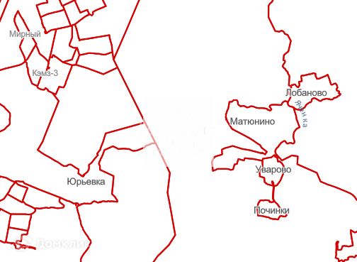 Кадастровая карта калуга матюнино