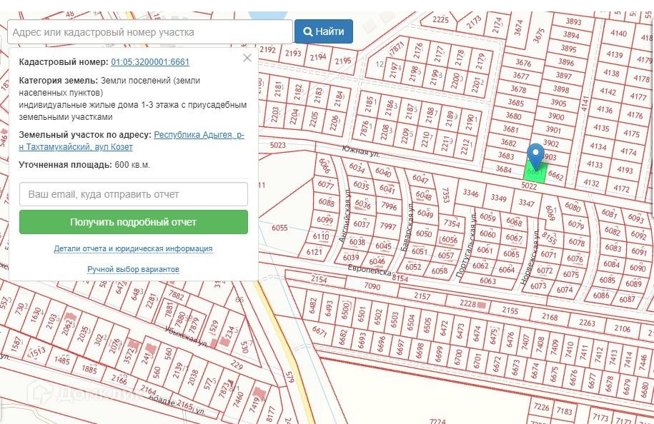Публичная кадастровая карта тахтамукайского района республики адыгея