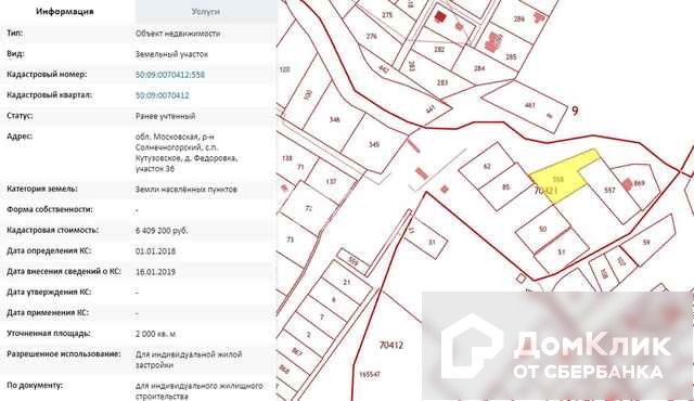 Кадастровая карта солнечногорского района деревня соколово