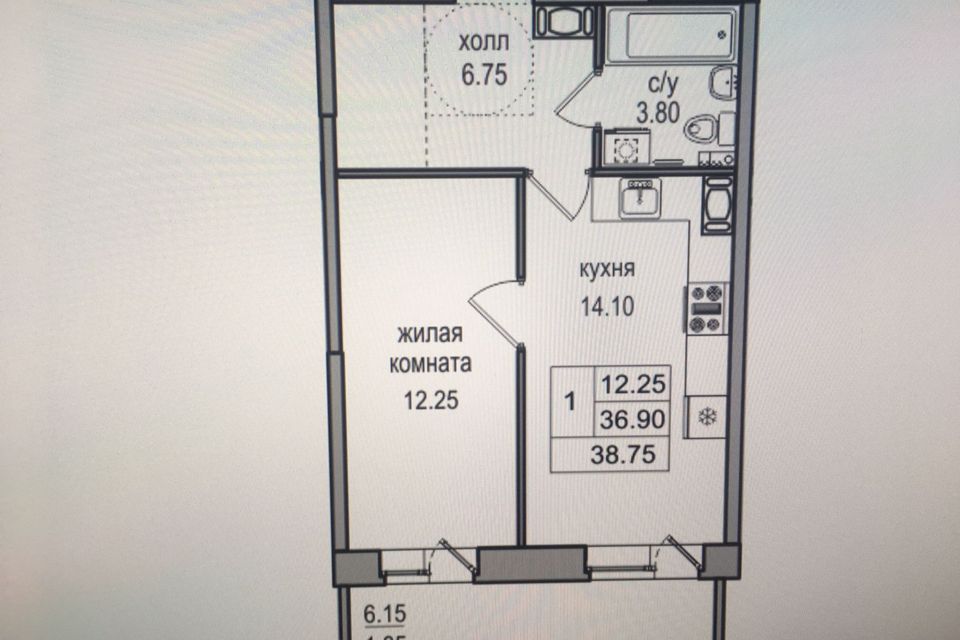 Купить Однокомнатную Квартиру Парнас Северная Долина